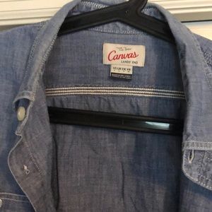 Lands End Light Denim Shirt